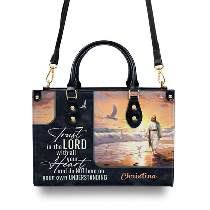 Trust in the Lord - Personalized Leather Handbag GMJSLB200016