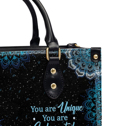 You Are Precious In His Sight - Personalized Leather Handbag GMJSLB200099
