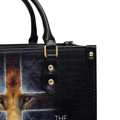The Lion Of Judah Has Triumphed - Personalized Leather Handbag GMJSLB200084