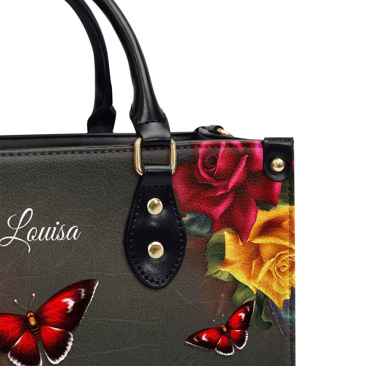 Faith-Based Quote - Personalized Leather Handbag GMJSLB200104