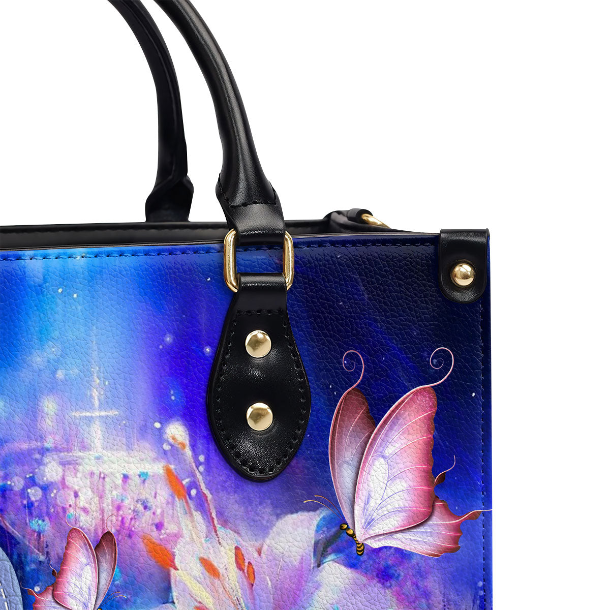 Jesus The Way The Truth The Life - Personalized Leather Handbag GMJSLB200100