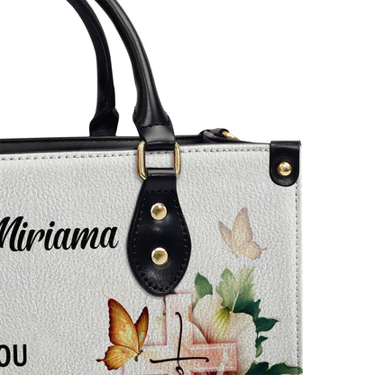 Faith-Inspired - Personalized Leather Handbag GMJSLB200091