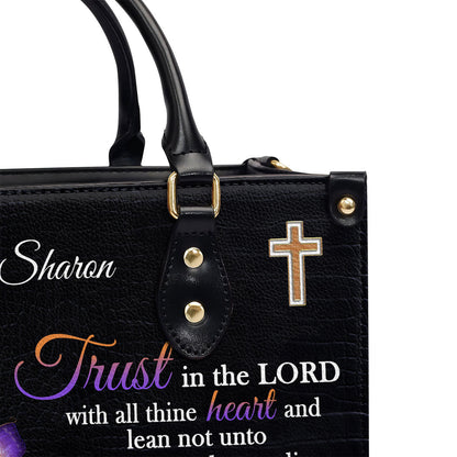 Trust in the Lord - Personalized Leather Handbag GMJSLB200099