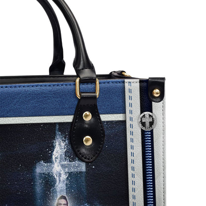 Faith-Based Quote - Personalized Leather Handbag GMJSLB200103
