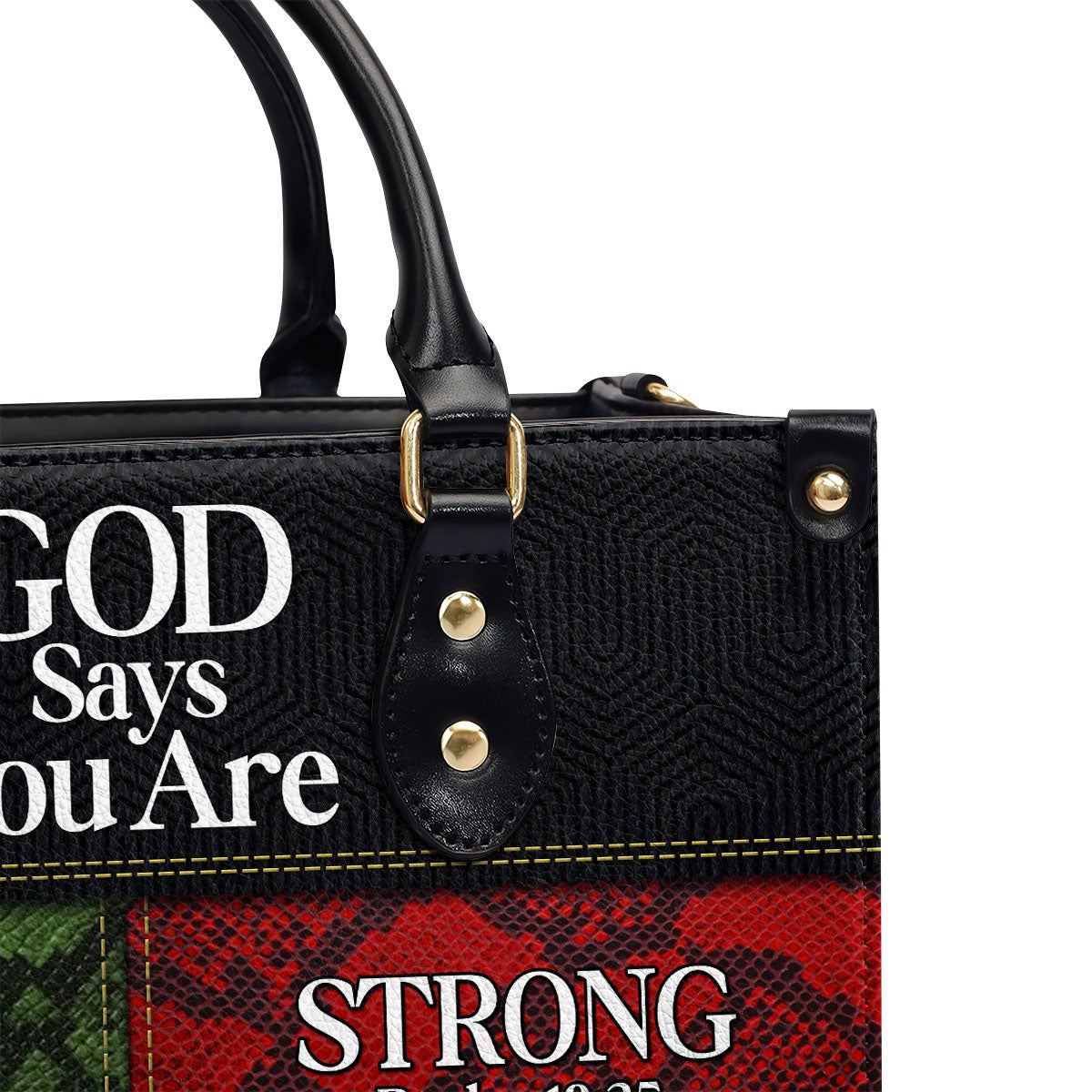 God Says I Am - Personalized Leather Handbag - Gift for Her GMJSLB200032