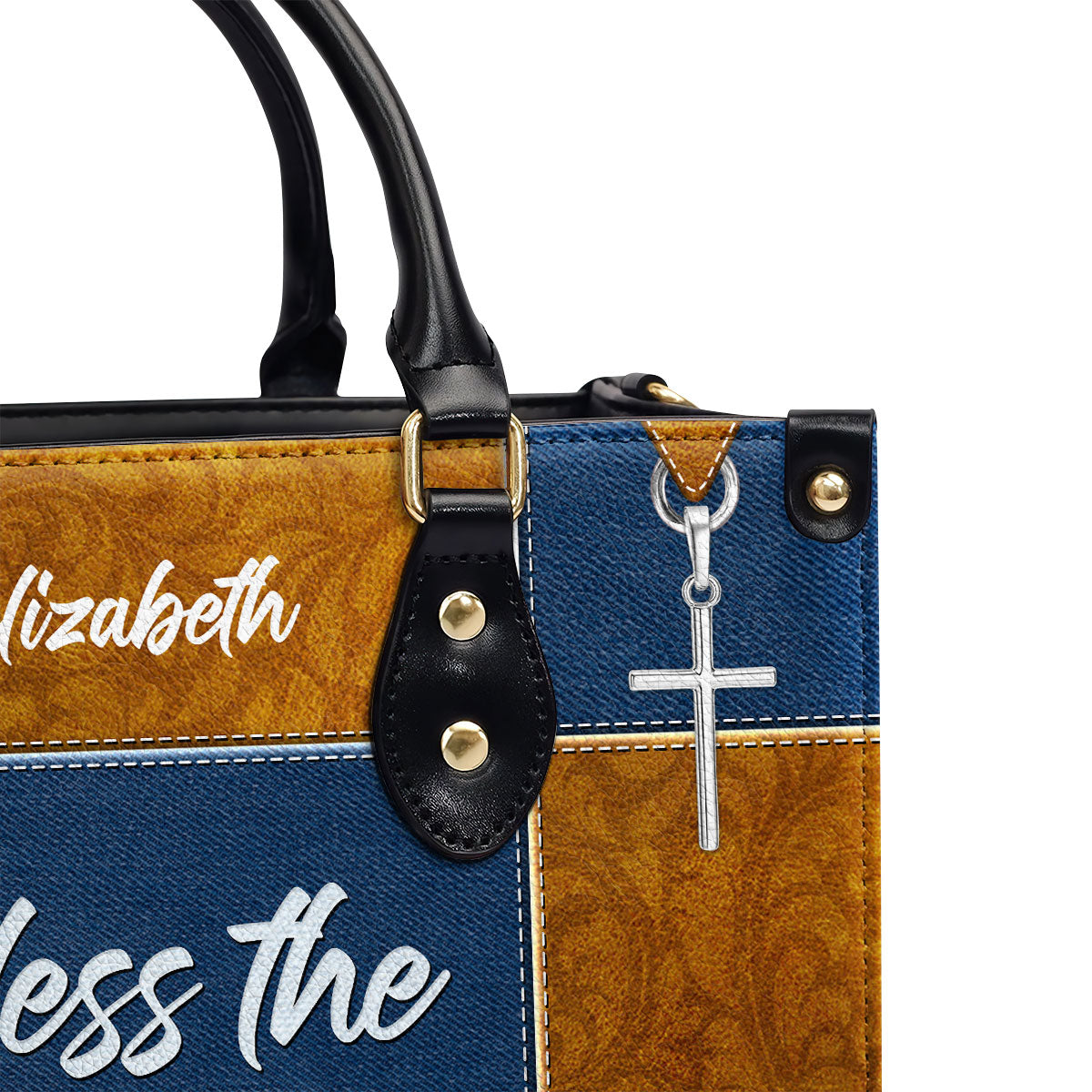 Bless The Lord O My Soul - Personalized Leather Handbag - Gift For Women Of Faith GMJSLB200071