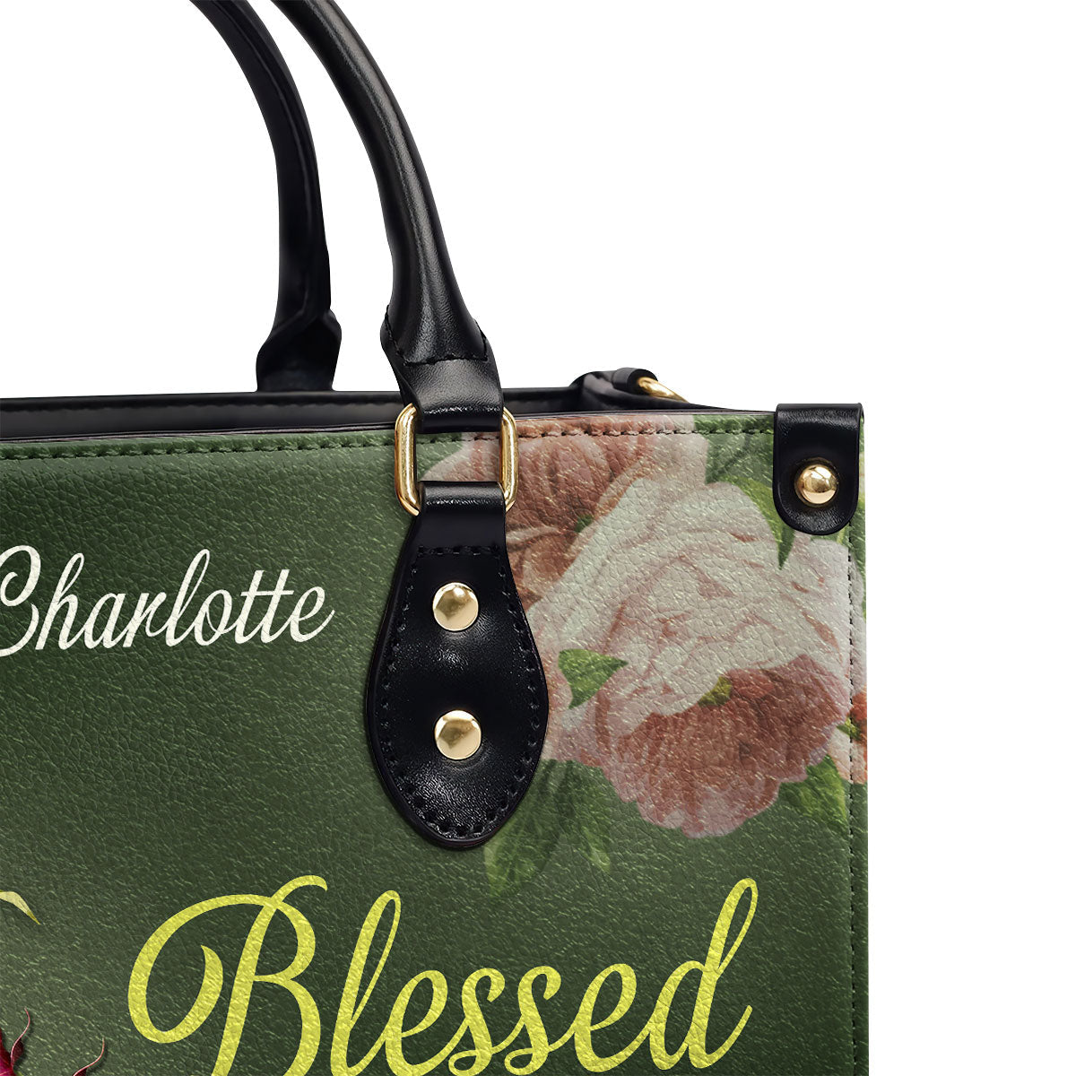 Blessed Are The Pure In Heart - Personalized Leather Handbag GMJSLB200070
