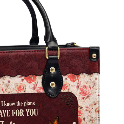 Jeremiah 29:11 Gift for Women - Personalized Leather Handbag GMJSLB200053