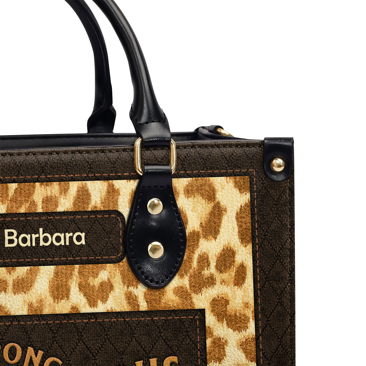 Joshua 1:9 Gift for Women - Personalized Leather Handbag GMJSLB200052