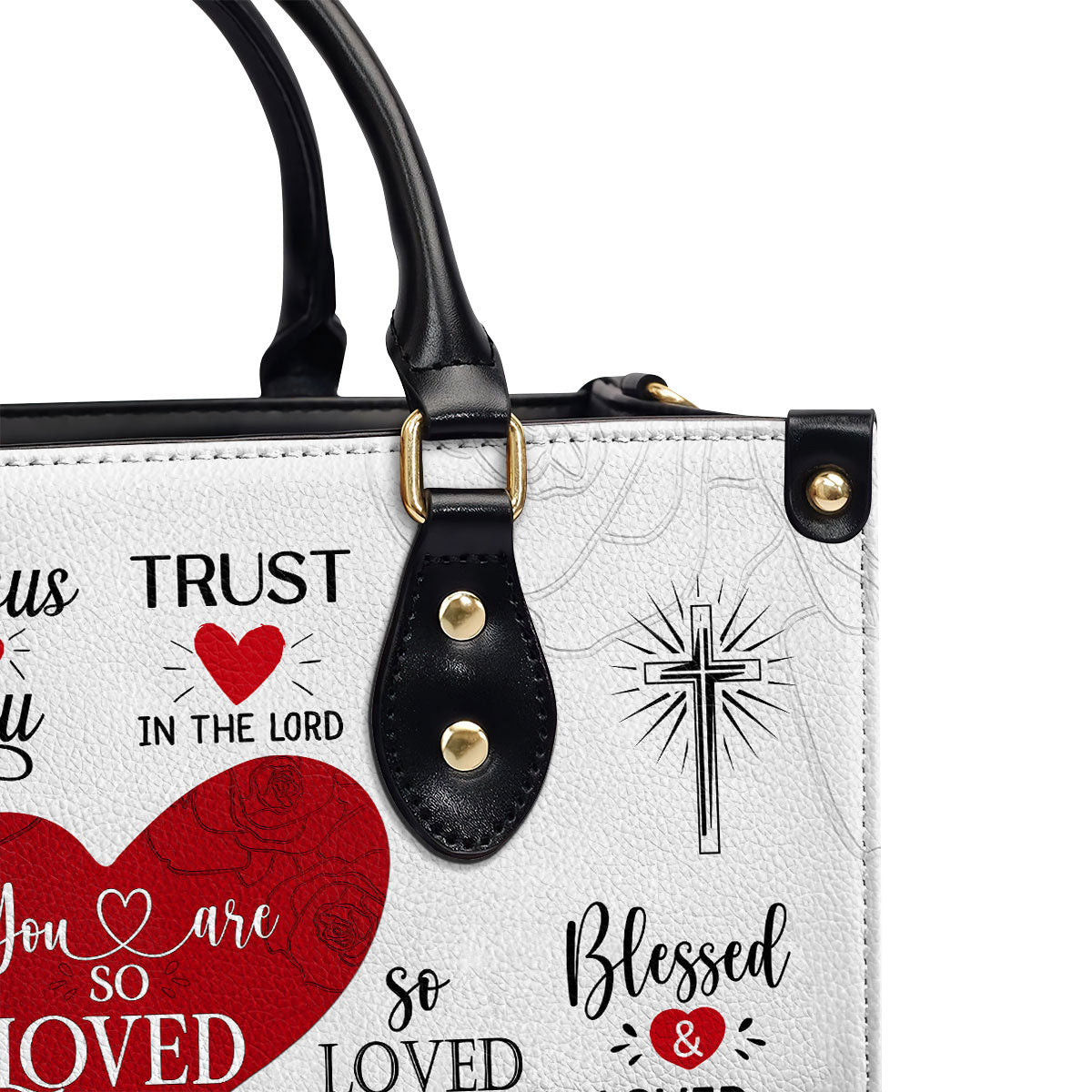 You Are So Loved - Personalized Leather Handbag - Gift for Christian Women GMJSLB200068