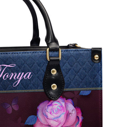 Proverbs 31:30 Gift for Women - Leather Handbag GMJSLB200059