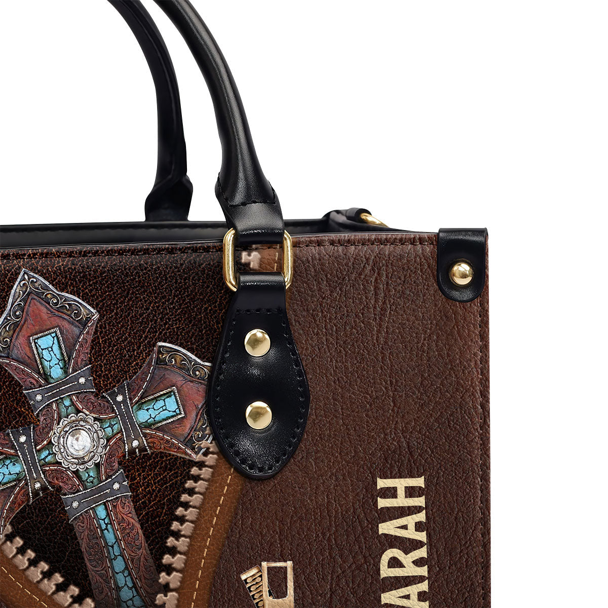 God Calls You Beautiful - Personalized Leather Handbag GMJSLB200100