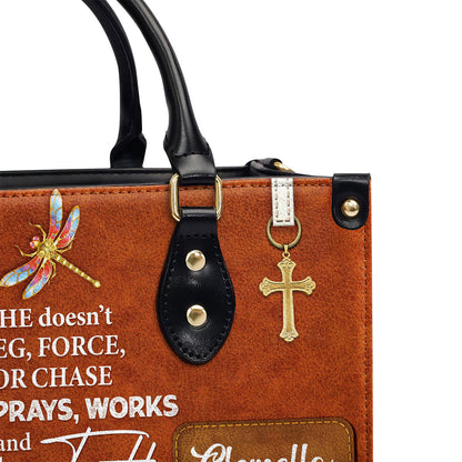 Faith-Inspired - Personalized Leather Handbag for Women GMJSLB200084