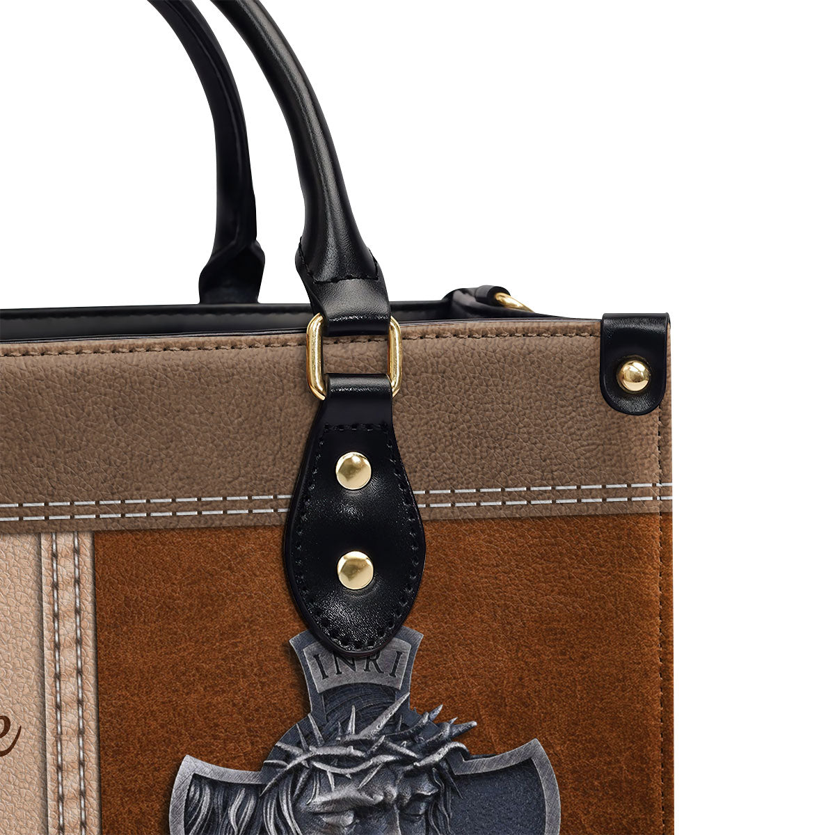 In Christ Alone - Personalized Leather Handbag GMJSLB200097