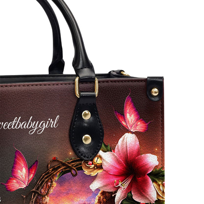 Serenity Prayer - Personalized Leather Handbag GMJSLB200093