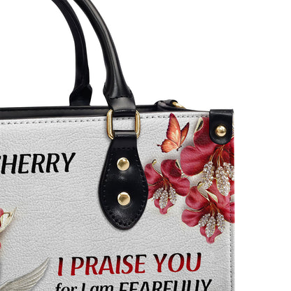 Fearfully And Wonderfully Made - Personalized Leather Handbag GMJSLB200115