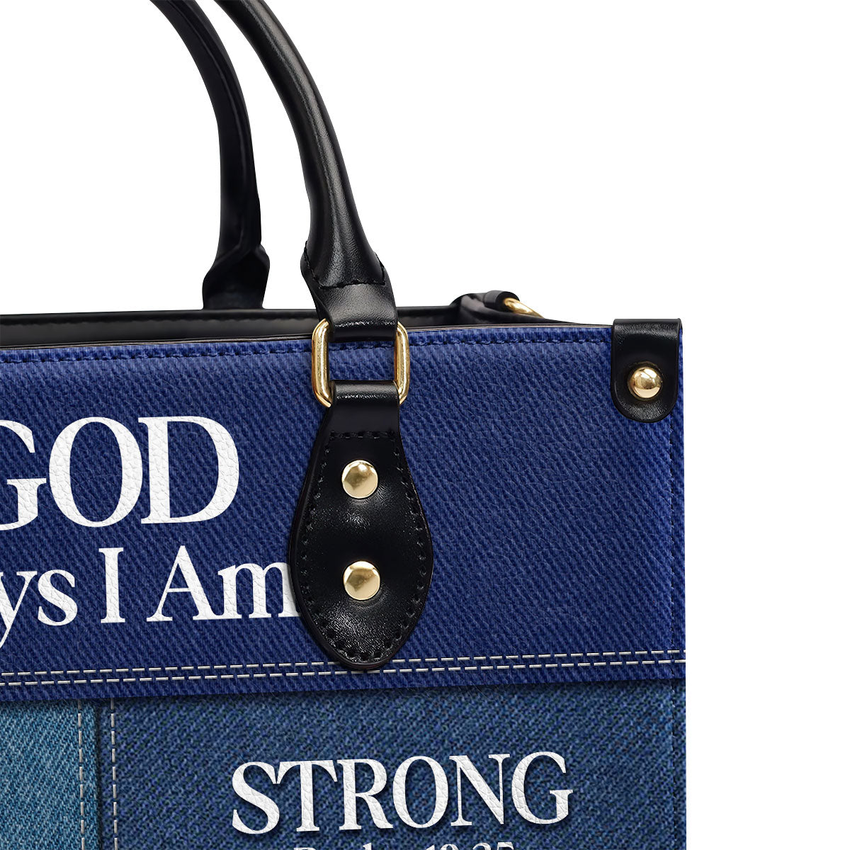 God Says You Are - Personalized Leather Handbag GMJSLB200037