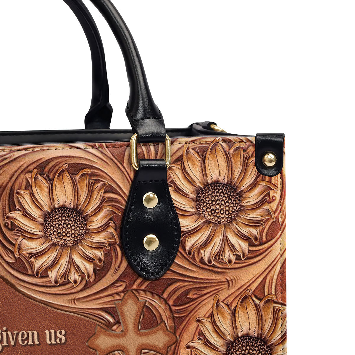 Faith Quote - Personalized Leather Handbag for Women GMJSLB200095