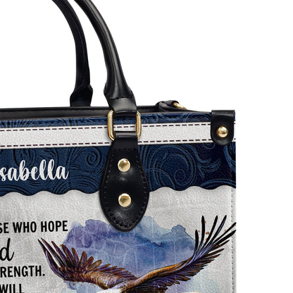 Hope In The Lord - Personalized Leather Handbag GMJSLB200109