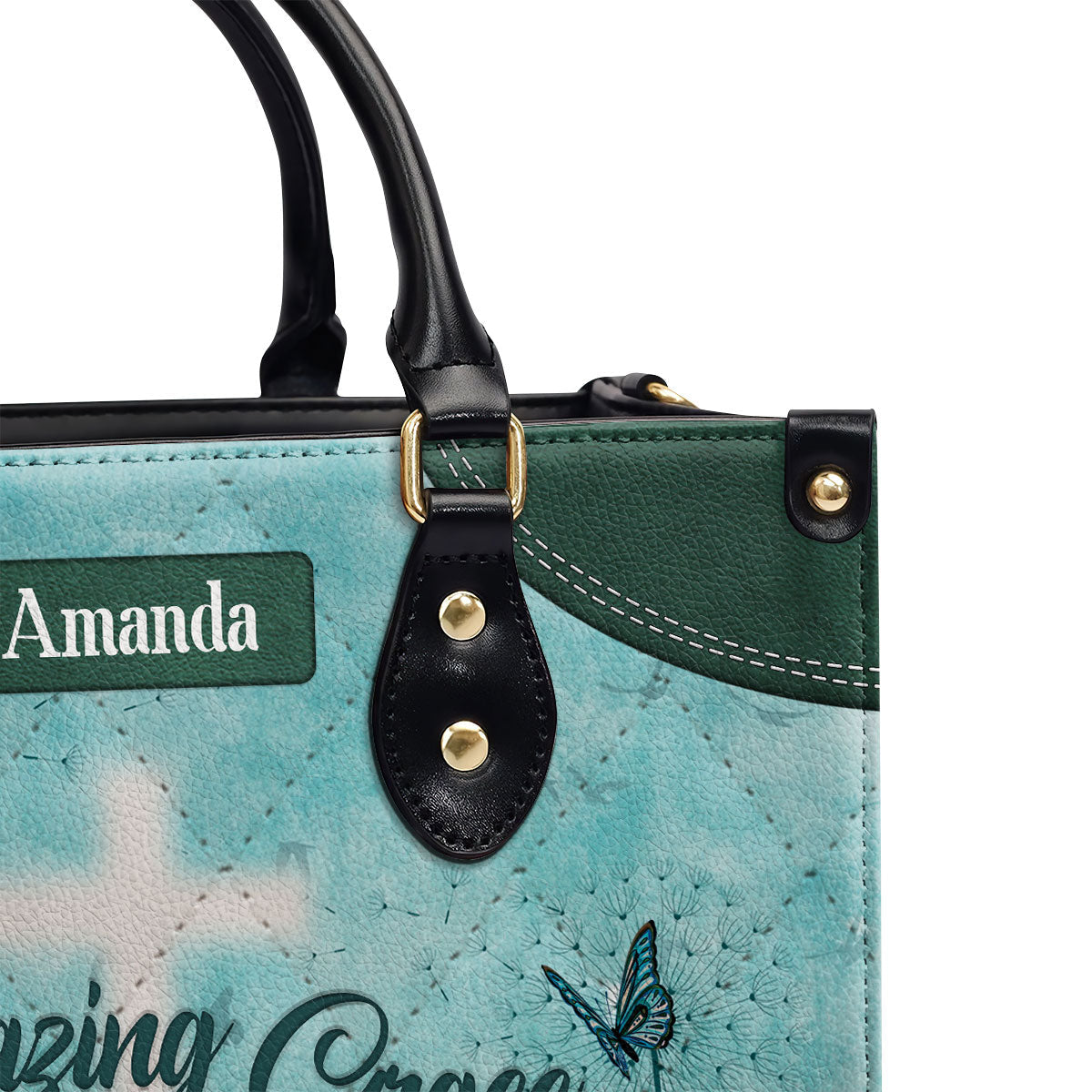 Faith-Inspired Leather Handbag - Personalized Gift for Women GMJSLB200089