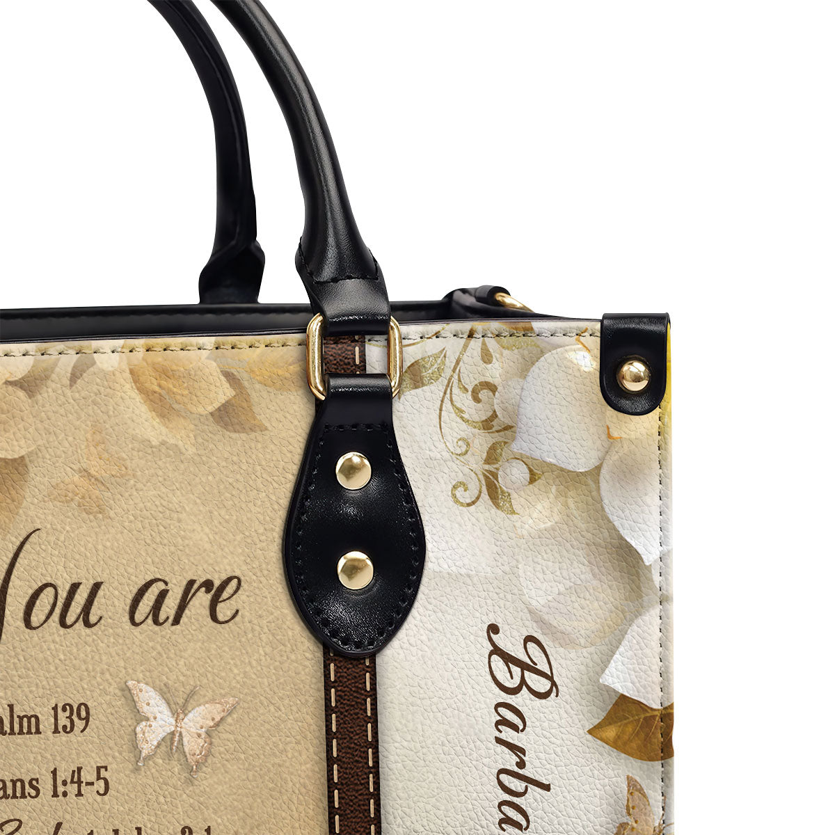 You Are Protected - Personalized Leather Handbag GMJSLB200090