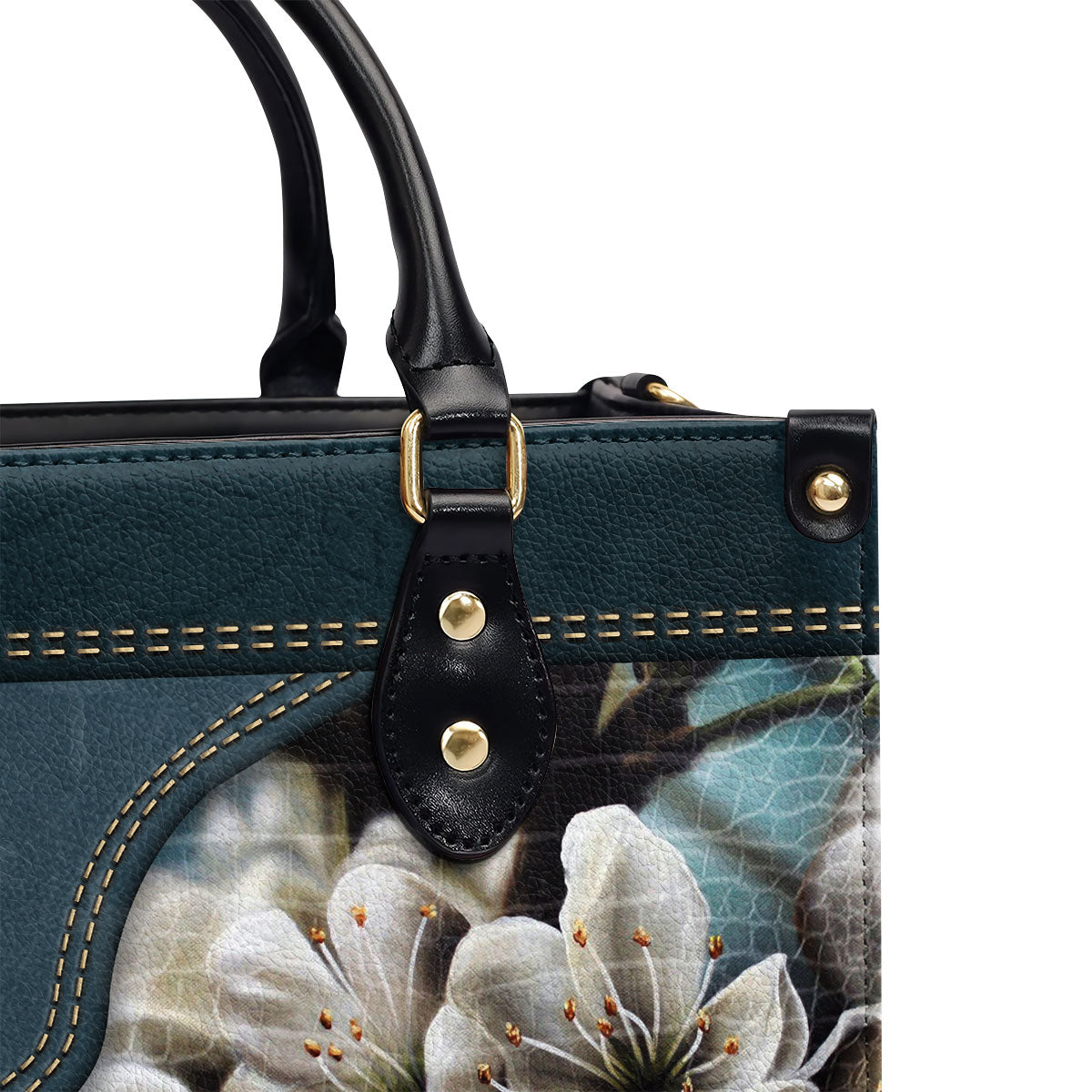 Be Still And Know That I Am God - Personalized Leather Handbag GMJSLB200085
