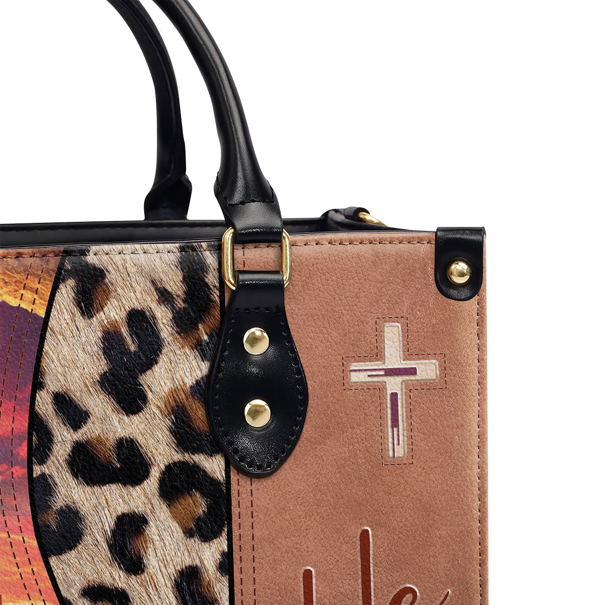 He Is Risen - Personalized Leather Handbag - Gift for Women GMJSLB200094