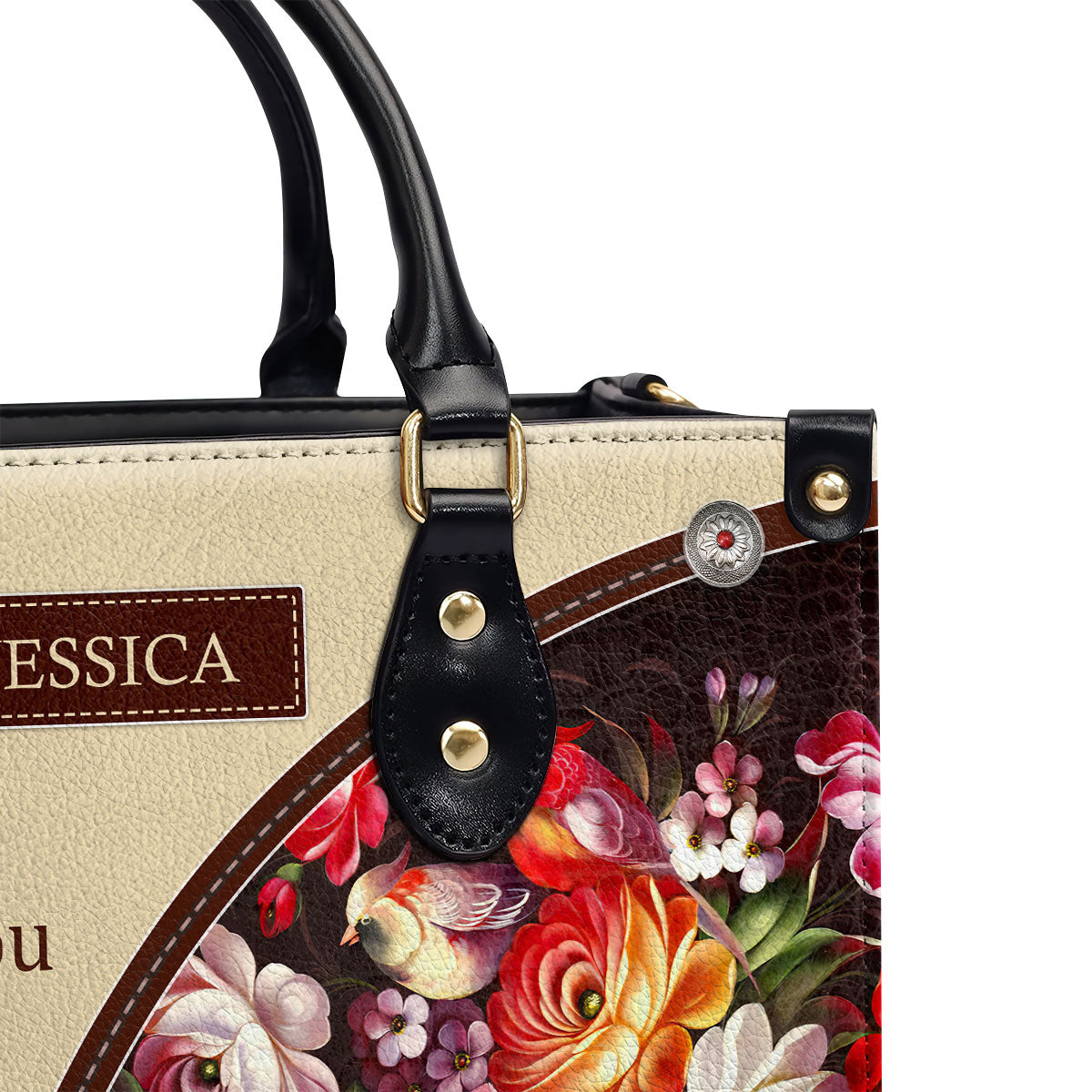 Faith Quote - Personalized Leather Handbag GMJSLB200108