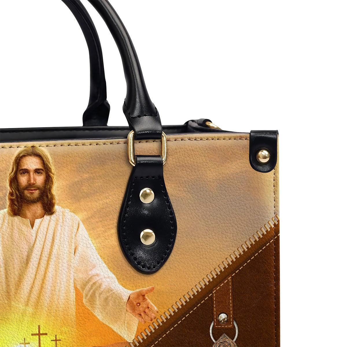 I Am The Way And The Truth And The Life - Personalized Leather Handbag GMJSLB200111