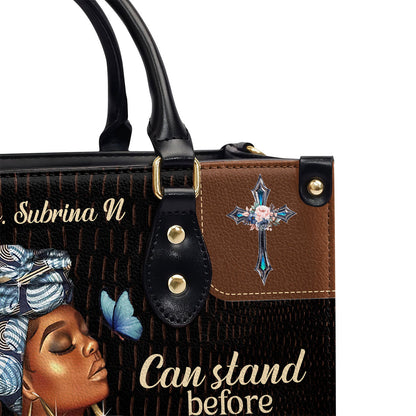 She Who Kneels Before God - Personalized Leather Handbag GMJSLB200114
