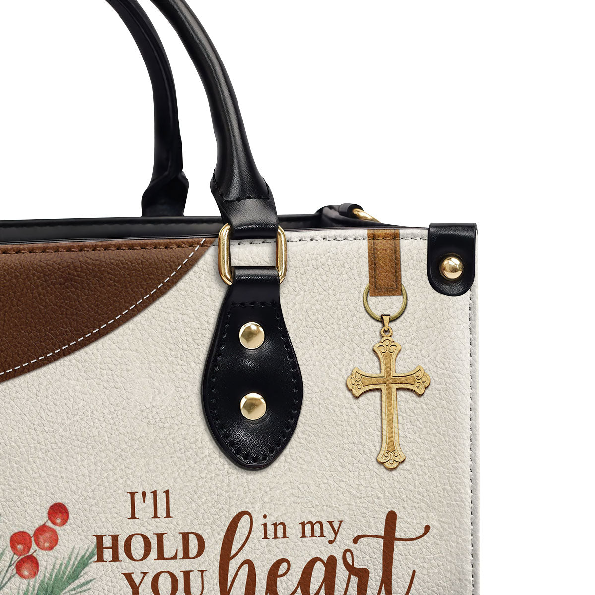 Christian Quote - Personalized Leather Handbag GMJSLB200080
