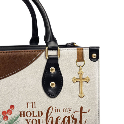 Christian Quote - Personalized Leather Handbag GMJSLB200080