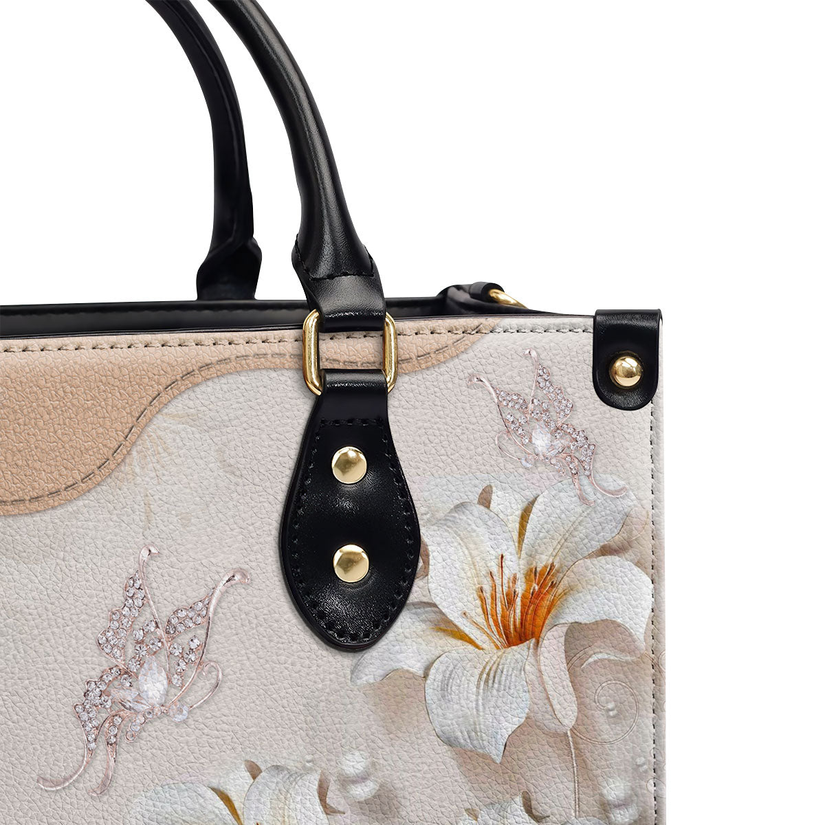 In The Beginning Was The Word - Personalized Leather Handbag GMJSLB200106