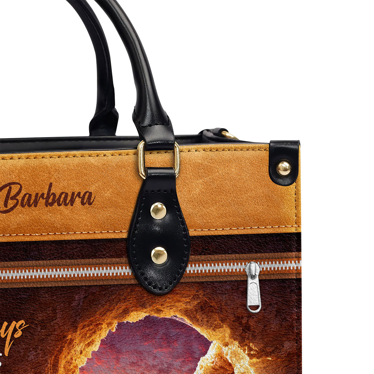 Rejoice Always - Personalized Leather Handbag - Gift for Her GMJSLB200117