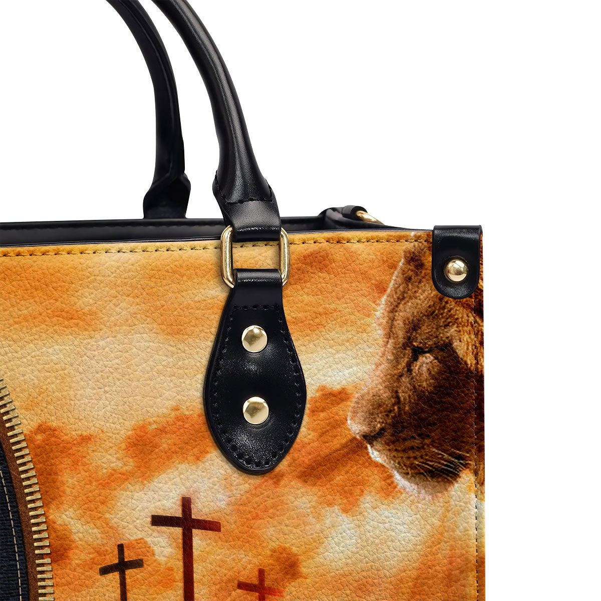Seek First The Kingdom Of God - Personalized Leather Handbag GMJSLB200108