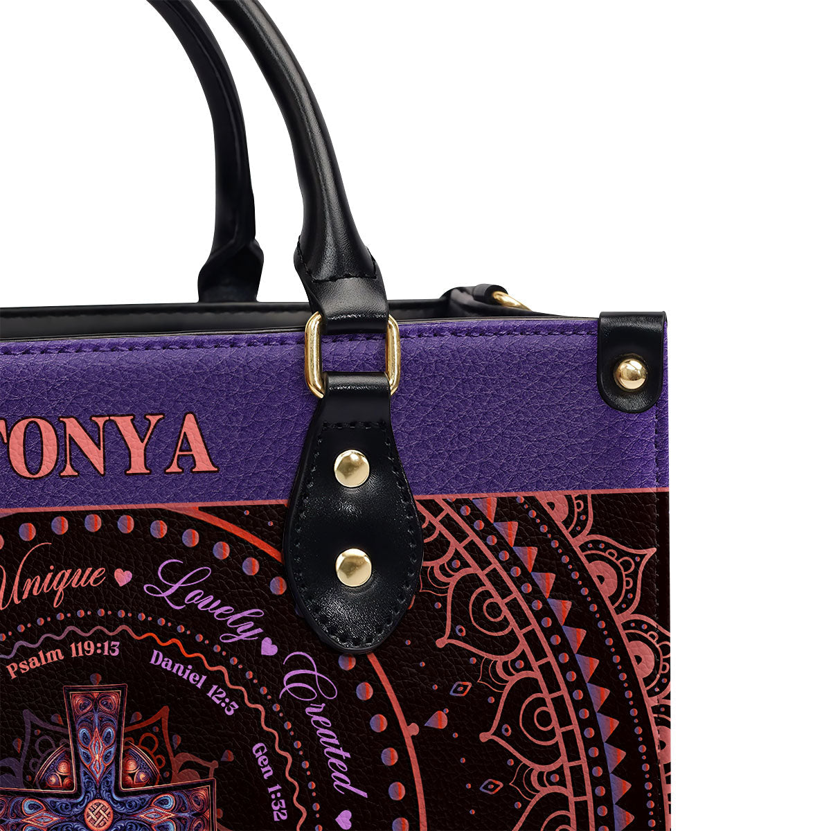 Jesuspirit I Am - Personalized Leather Handbag - Gift for Women GMJSLB200012