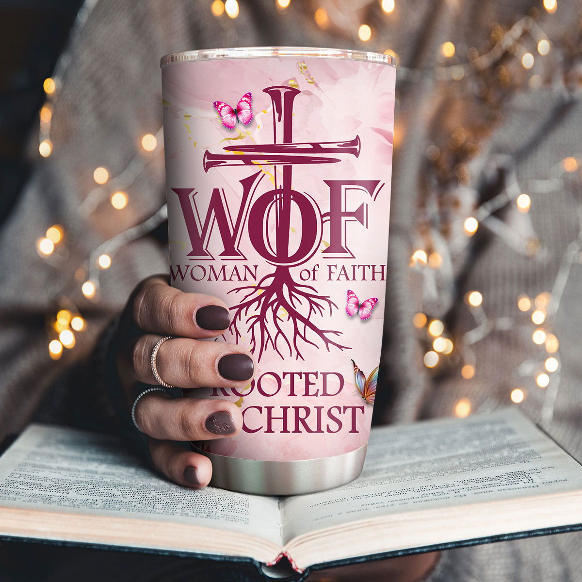 Woman of Faith - Personalized Stainless Steel Tumbler
