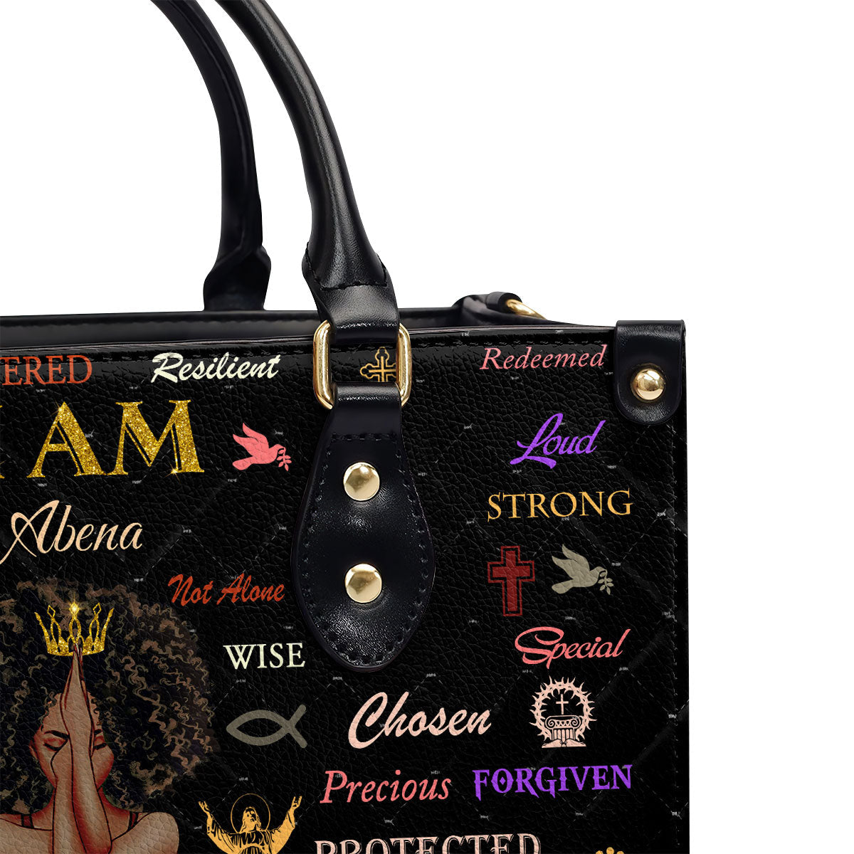 Child Of God - Personalized Leather Handbag - Gift for Women GMJSLB200033