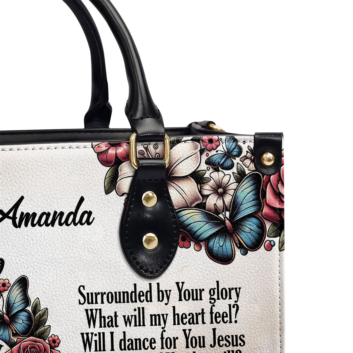 Faith Quote - Personalized Leather Handbag for Her GMJSLB200009