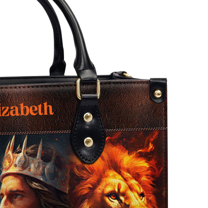 Faith Quote - Personalized Leather Handbag for Women GMJSLB200019