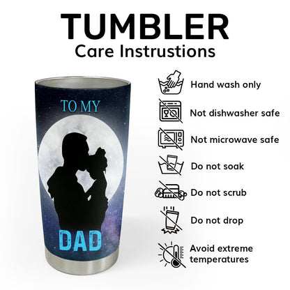 Sentimental Dad Gift - Personalized Stainless Steel Tumbler
