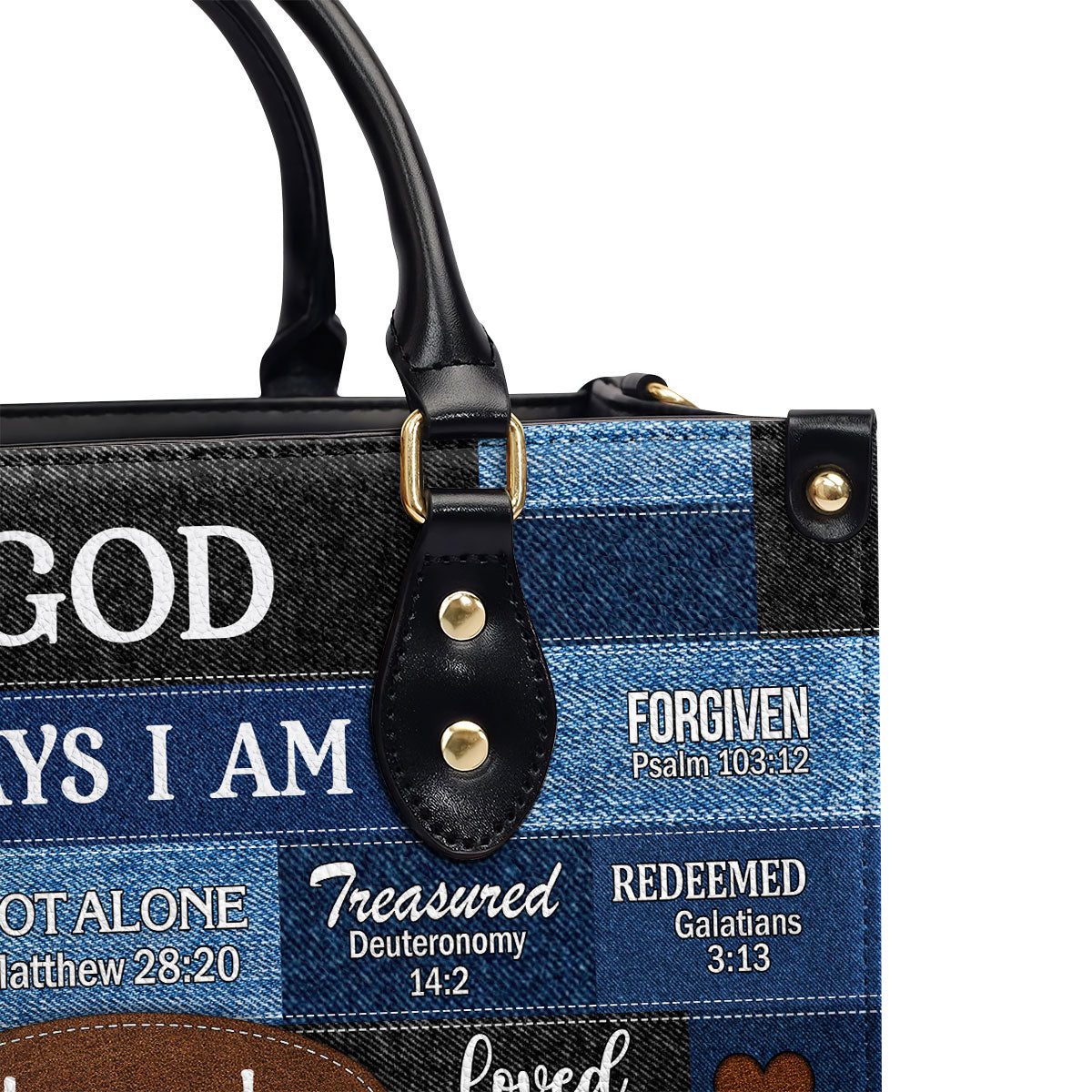 God Says You Are - Personalized Leather Handbag - Gift for Her GMJSLB200036