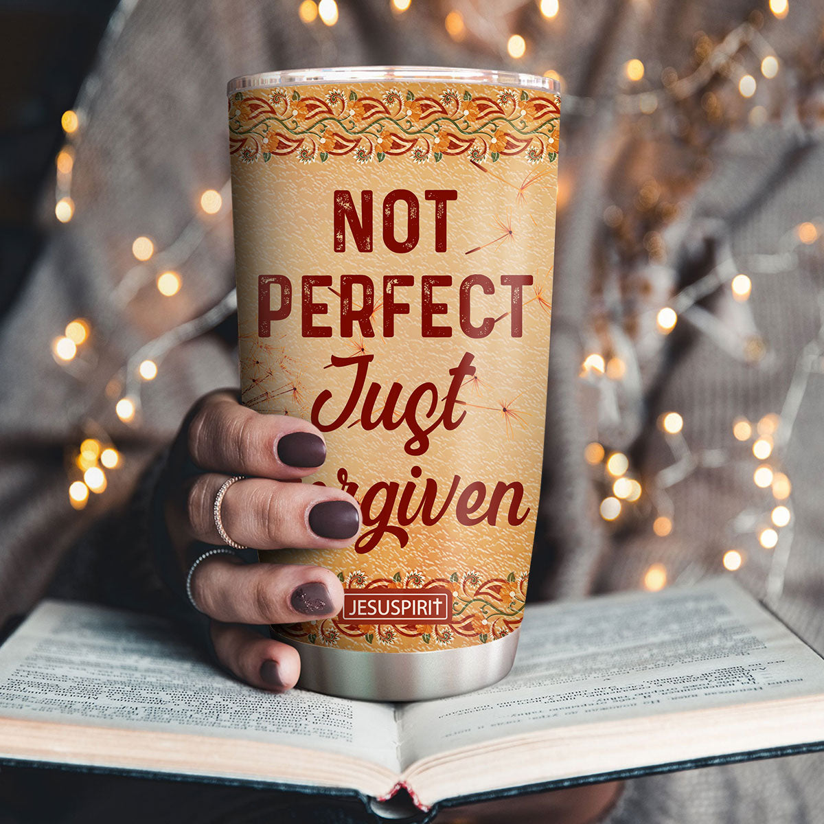 Just Forgiven - Personalized Stainless Steel Tumbler