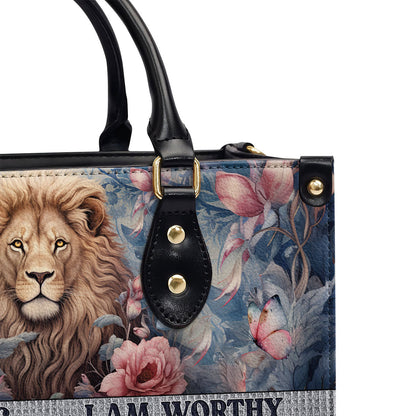 I Am Strong - Personalized Leather Handbag - Gift for Women GMJSLB200016