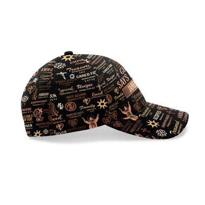 God Says I Am - Personalized Classic Cap - Christian Faith Gift for Women