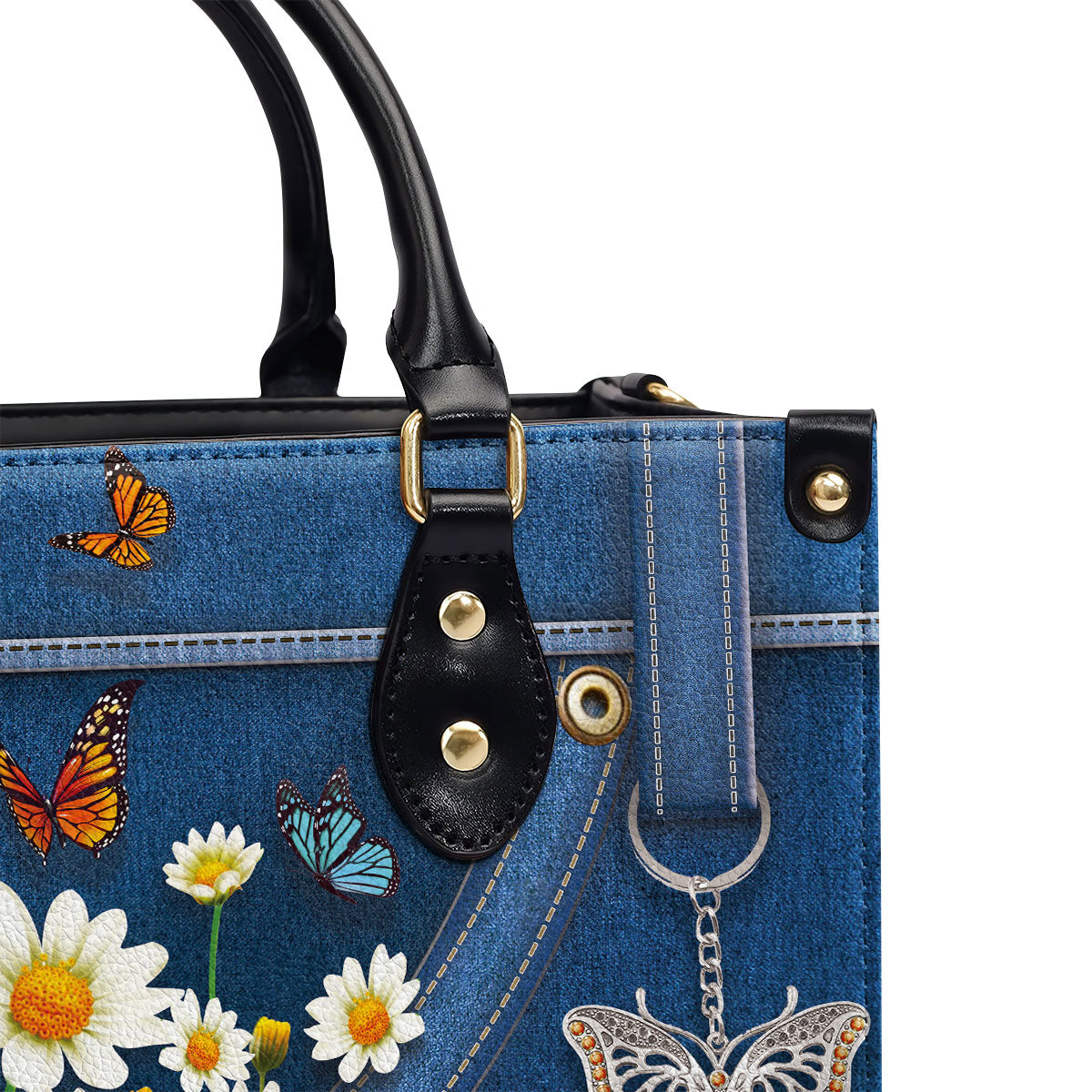 Faith Quote - Personalized Leather Handbag GMJSLB200092