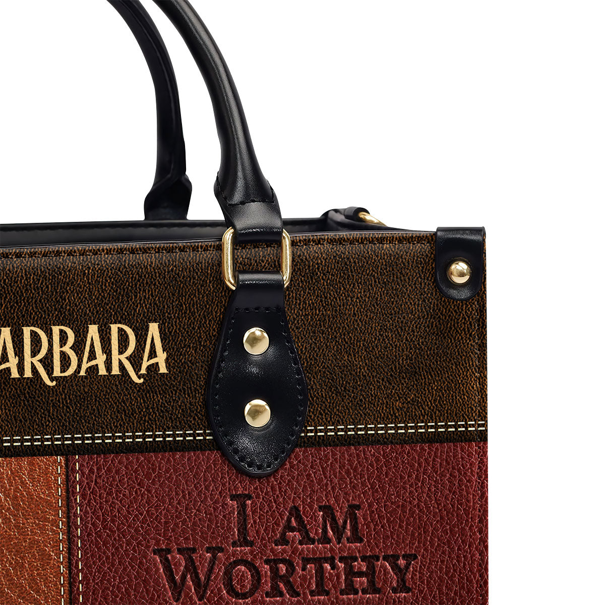 I Am Strong - Personalized Leather Handbag - Gift for Women GMJSLB200042