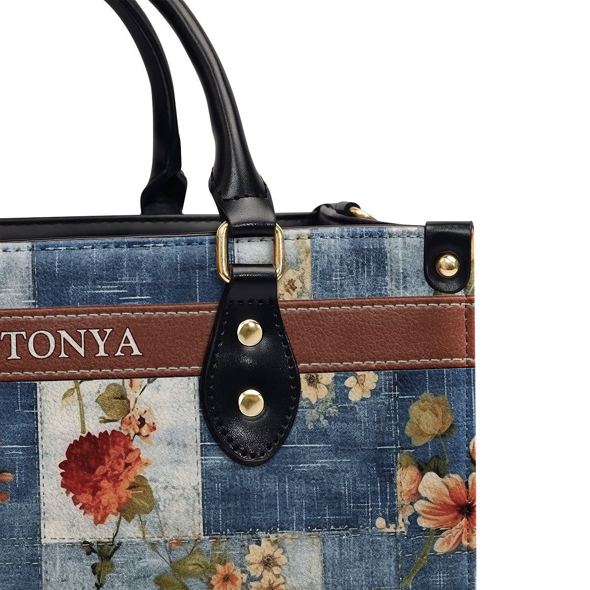 Blessed Is The One Who Trusts - Personalized Leather Handbag GMJSLB200029