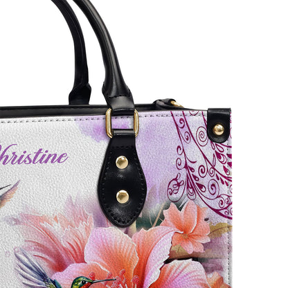 I Have Called You By Your Name - Personalized Leather Handbag GMJSLB200027