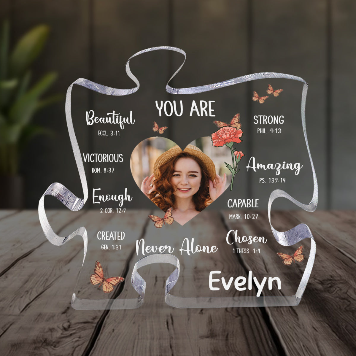 You Are Beautiful You Are Amazing - Personalized Acrylic Plaque GAPJS10293